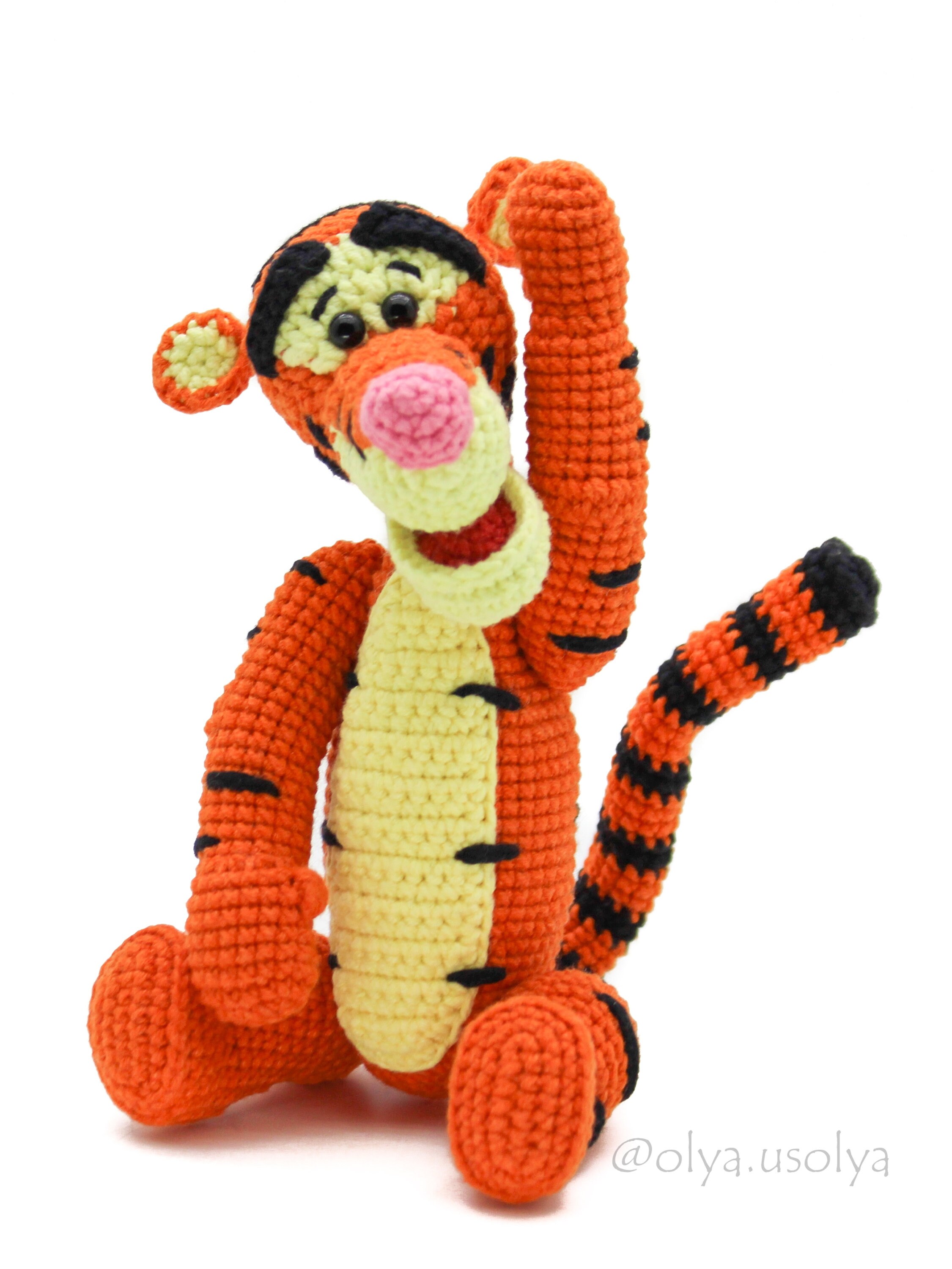 Crochet Pattern Tigger PDF ENGLISH Cotton & Plush Etsy