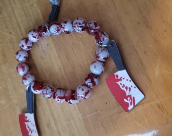 Bloody Knives Charm Bracelet