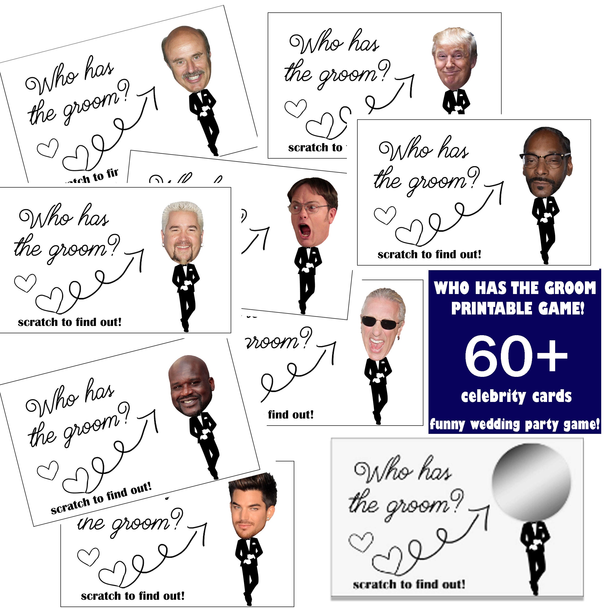 Who Has The Groom Printable