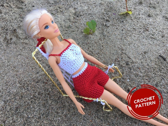 crochet barbie top