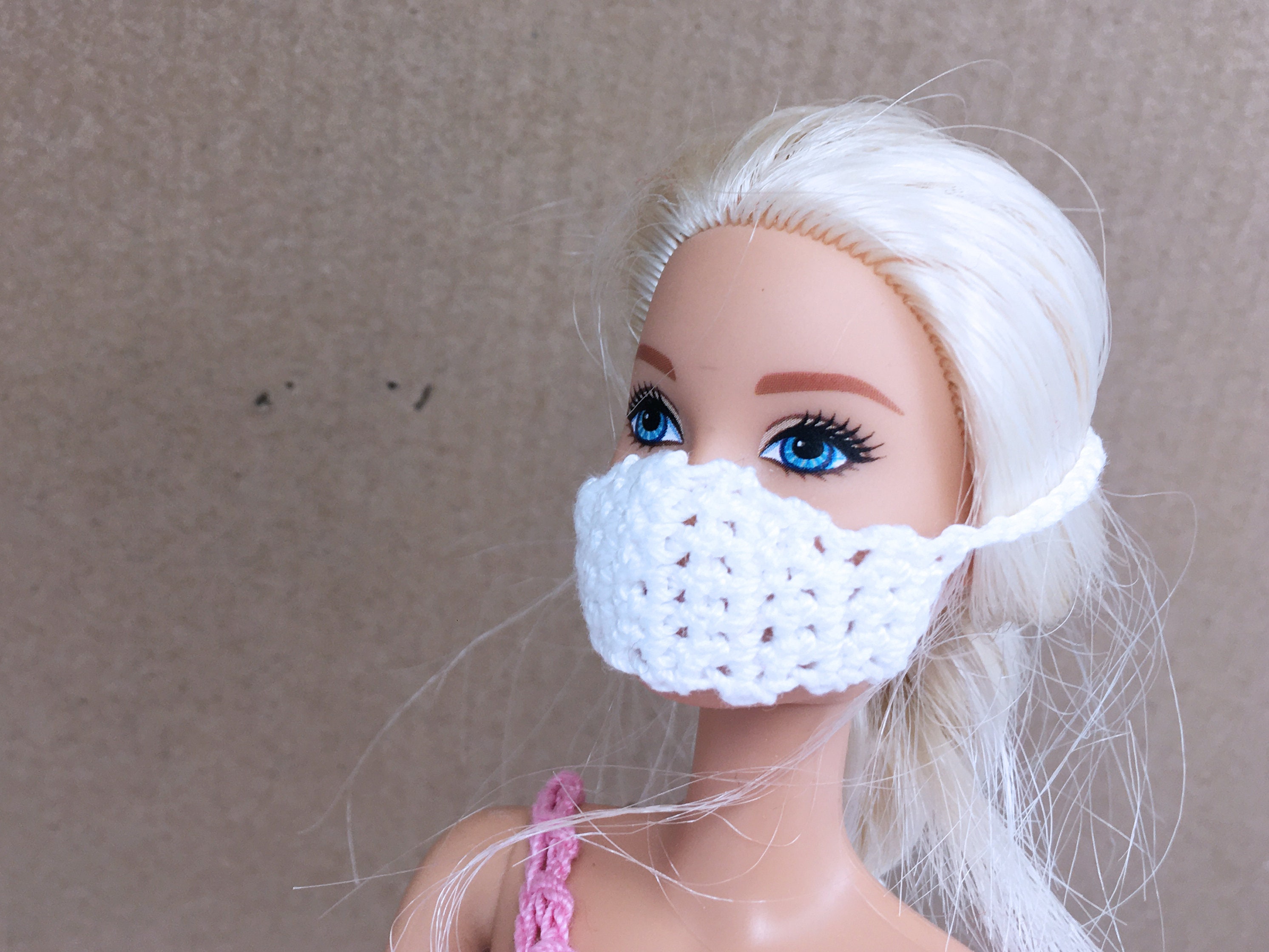 Crochet mask pattern for Barbie PDF tutorial | Etsy