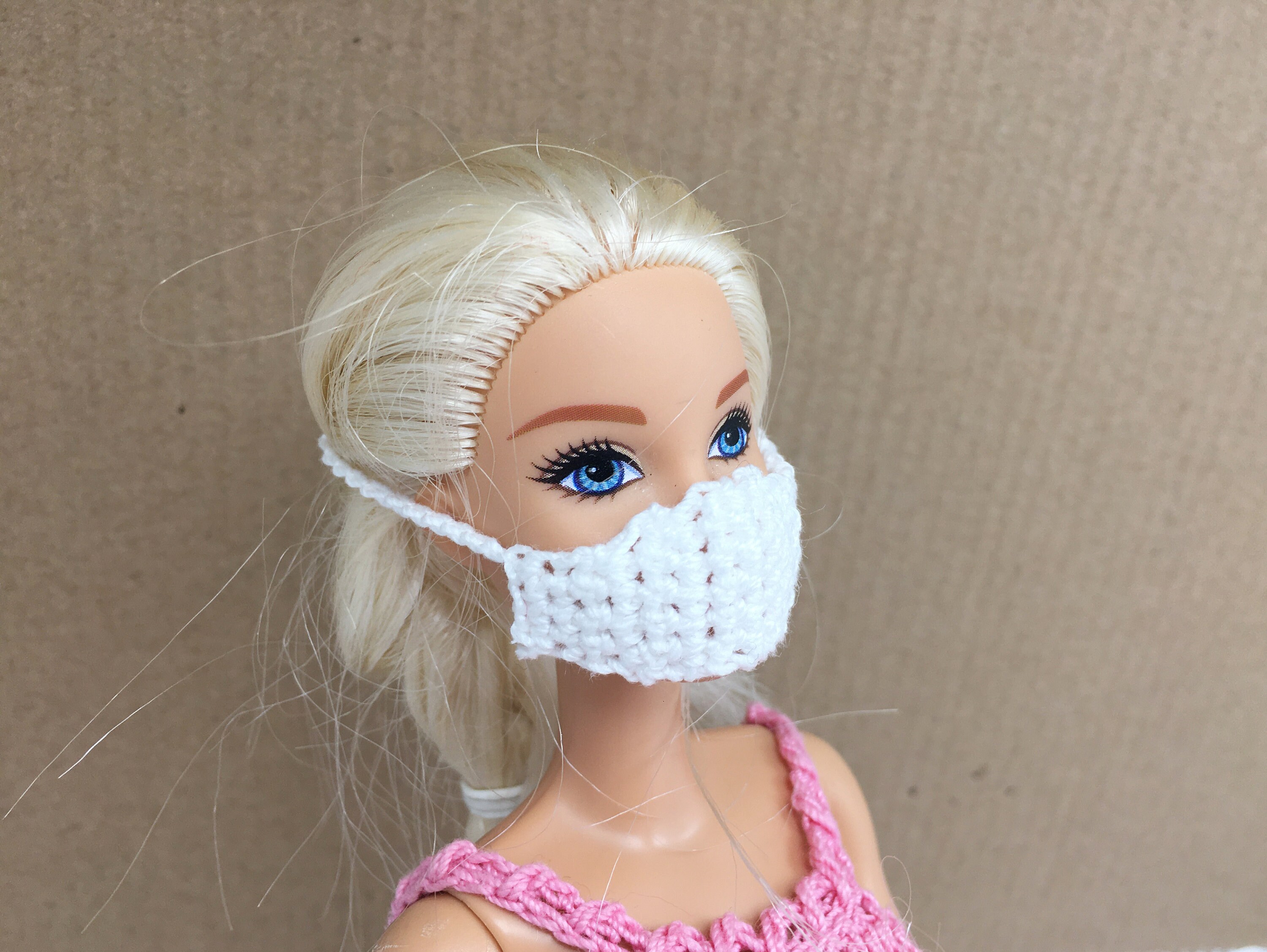 Crochet Mask Pattern for Barbie PDF Tutorial Etsy Canada
