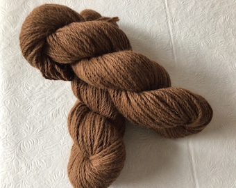 100% Brown 3 ply DK Alpaca Yarn