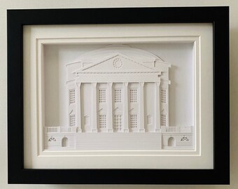 MADE TO ORDER - Uva Rotunda hand cut layered paper sculpture