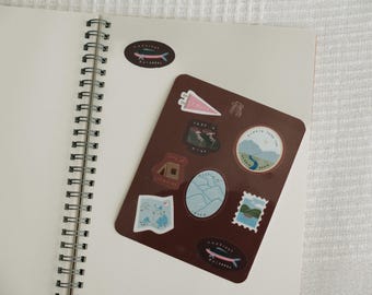 Cozy Outdoor Adventure Sticker Sheet