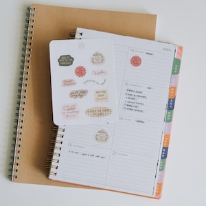 Motivational Words Planner Stickers, Matte Sticker Sheet, Positive Affirmation Stickers, Bullet Journal, Scrapbook, Diary