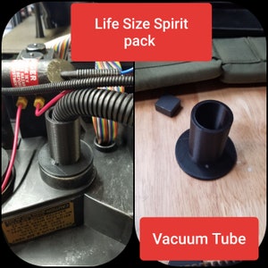Life Size Spirit Proton Pack 2023, MODS, 3D printed GB1 style Vacuum Tube with Tig welds !! PLA PLUS Made by Chris Bosh Props