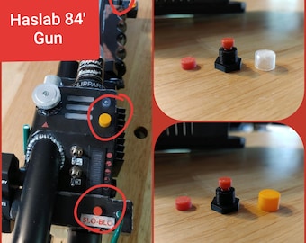 HASLAB 84' wand MODS,3D Colored PLA printed set of 3 , 1 push button, 1 orange Or clear hat light, 1 slo-blo hat light !!  Chris Bosh Props