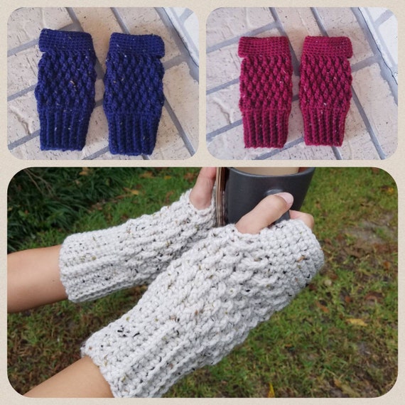 Chunky 2024 fingerless gloves