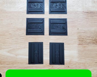 Hasbro 84 Strap & Kidney Hole Covers Set of (6) pieces Haslab Custom 3D Printed  Ghostbusters 1984 and Afterlife pack- by Chris Bosh Props