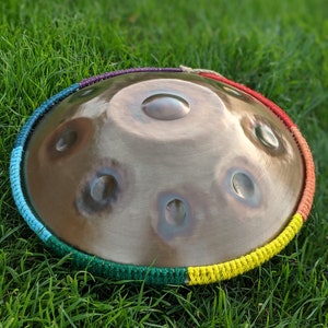 Braid for handpan chakra colors