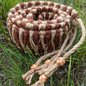 Rope braid for handpan protective and dekorative element