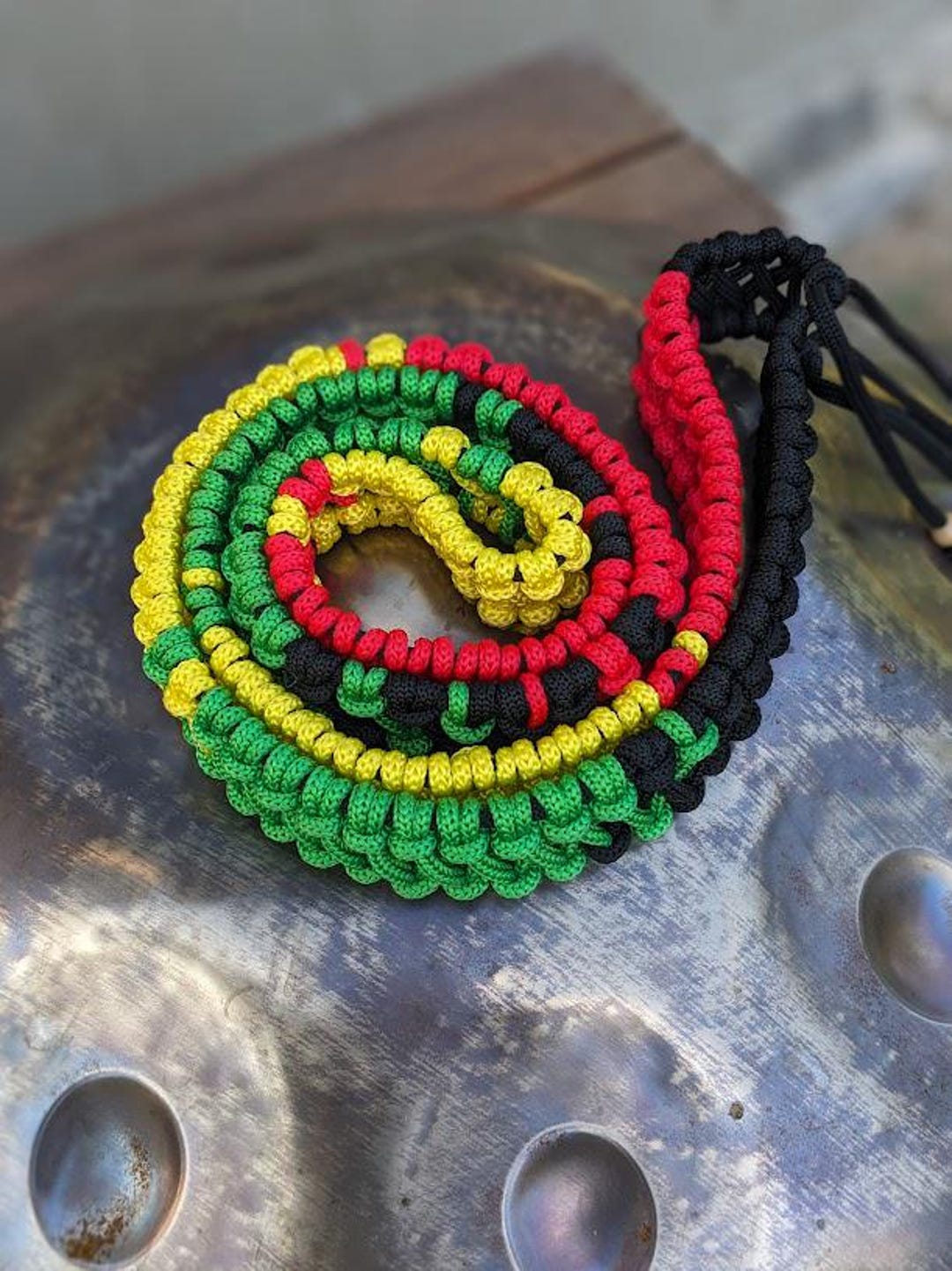 Rope Braid From Synthetic Cord for Handpan and Other Metal Drums. Rasta ...