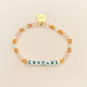 Pulsera personalizada con palabras de Willow • Nombre delicado personalizado • Regalo de amistad apilable • Pulsera de cuentas con letras con palabras, nombres o iniciales