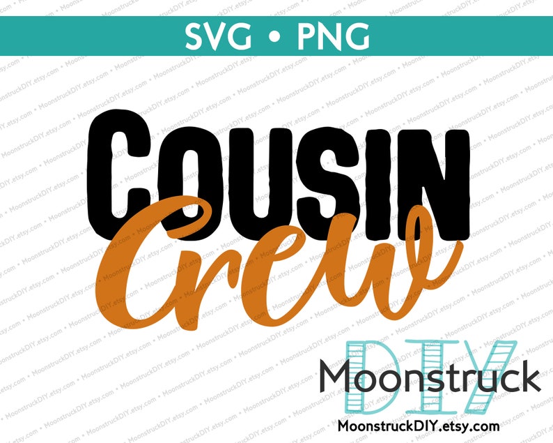 Circuit Cutout Cousin Crew SVG /& PNG