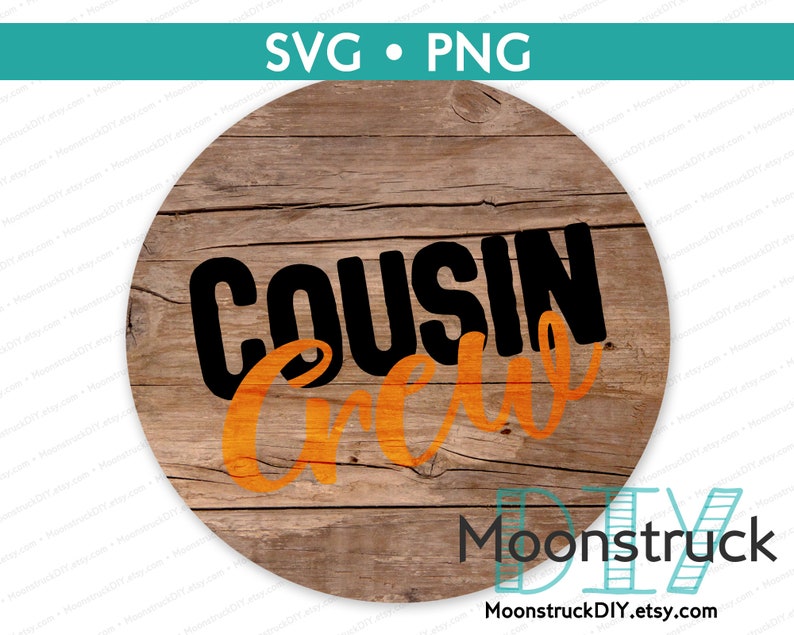 Circuit Cutout Cousin Crew SVG /& PNG