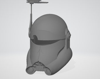 Inspired by Clone Wars Bad Batch Crosshair Helmet 3D Print File STL