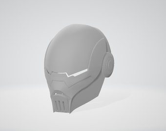 Geïnspireerd door Clone Wars Assassin Helm 3D Print File STL