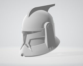 Inspired by Clone Wars Phase 1 Trooper Helmet 3D Print File STL