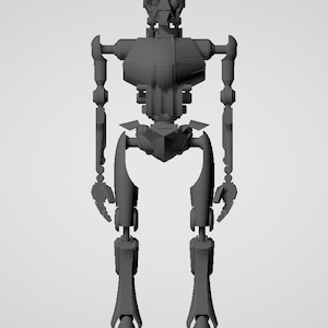 スーパータクティカルドロイド STL 3Dプリントフィギュア