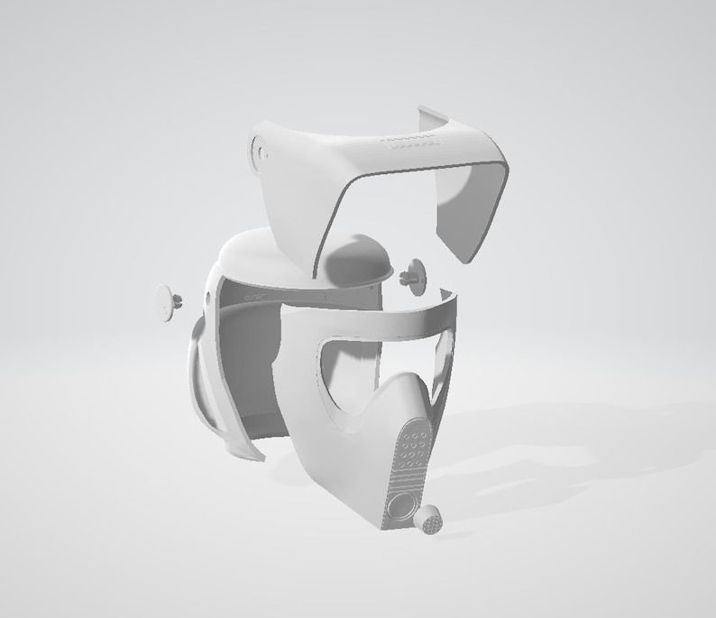 Inspired by Rebels Biker Scout Helmet 3D Print File STL - Etsy