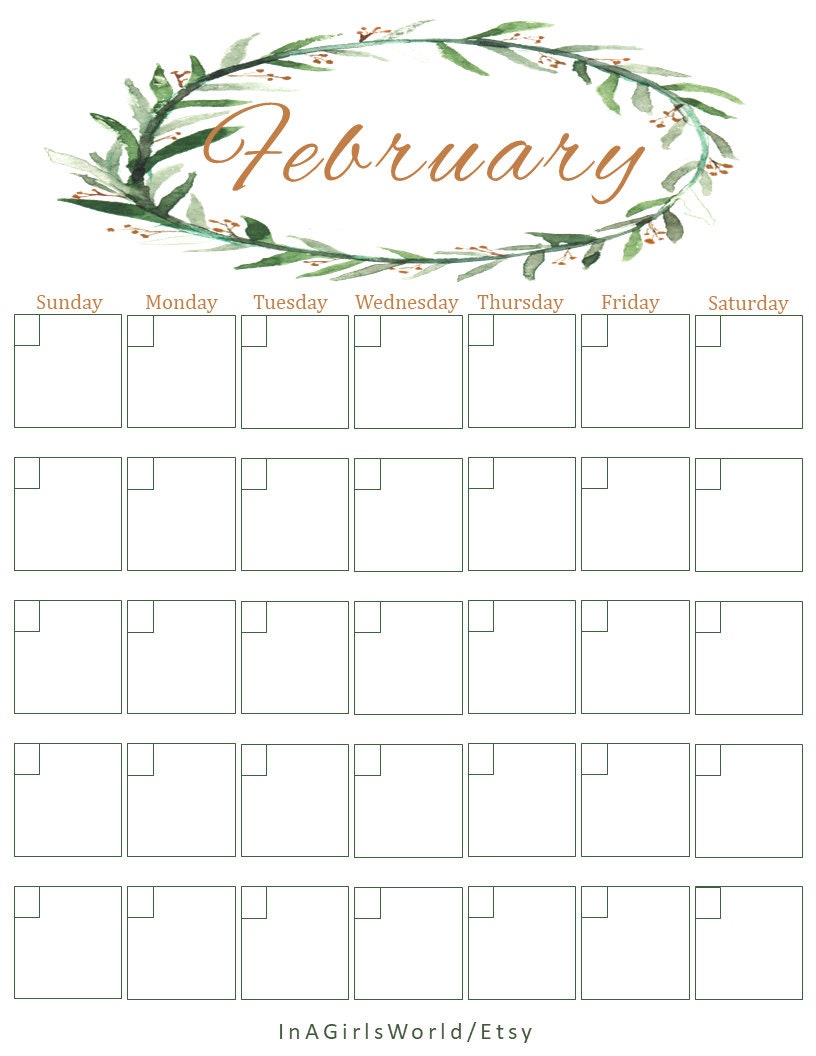 Cottagecore Calendar-pdf Calendar-desk Calendar Floral-desk Calendar ...