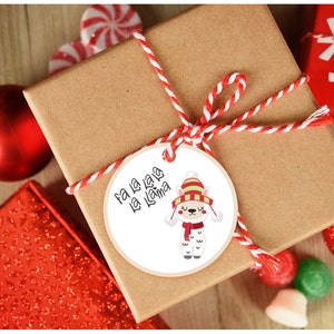 Etiquettes pour cadeaux de Noël festives ~ Etiquettes pour cadeaux des Fêtes ~ Étiquette-cadeau à imprimer ~ Etiquettes Joyeuses Fêtes ~ Cadeau pour les enfants ~ Étiquette-cadeau de Noël