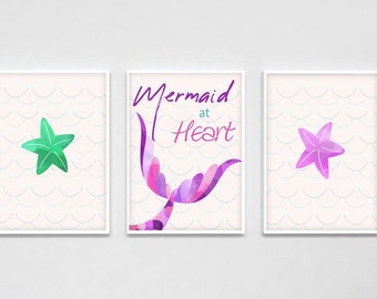 Mermaid Tail Wall Art