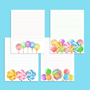 Kid&#39;s Stationary Set/Lollipops/Candy Stationery Set