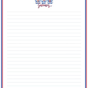 Christmas Gnomes ~ Christmas Stationery Printable ~ Downloadable ...