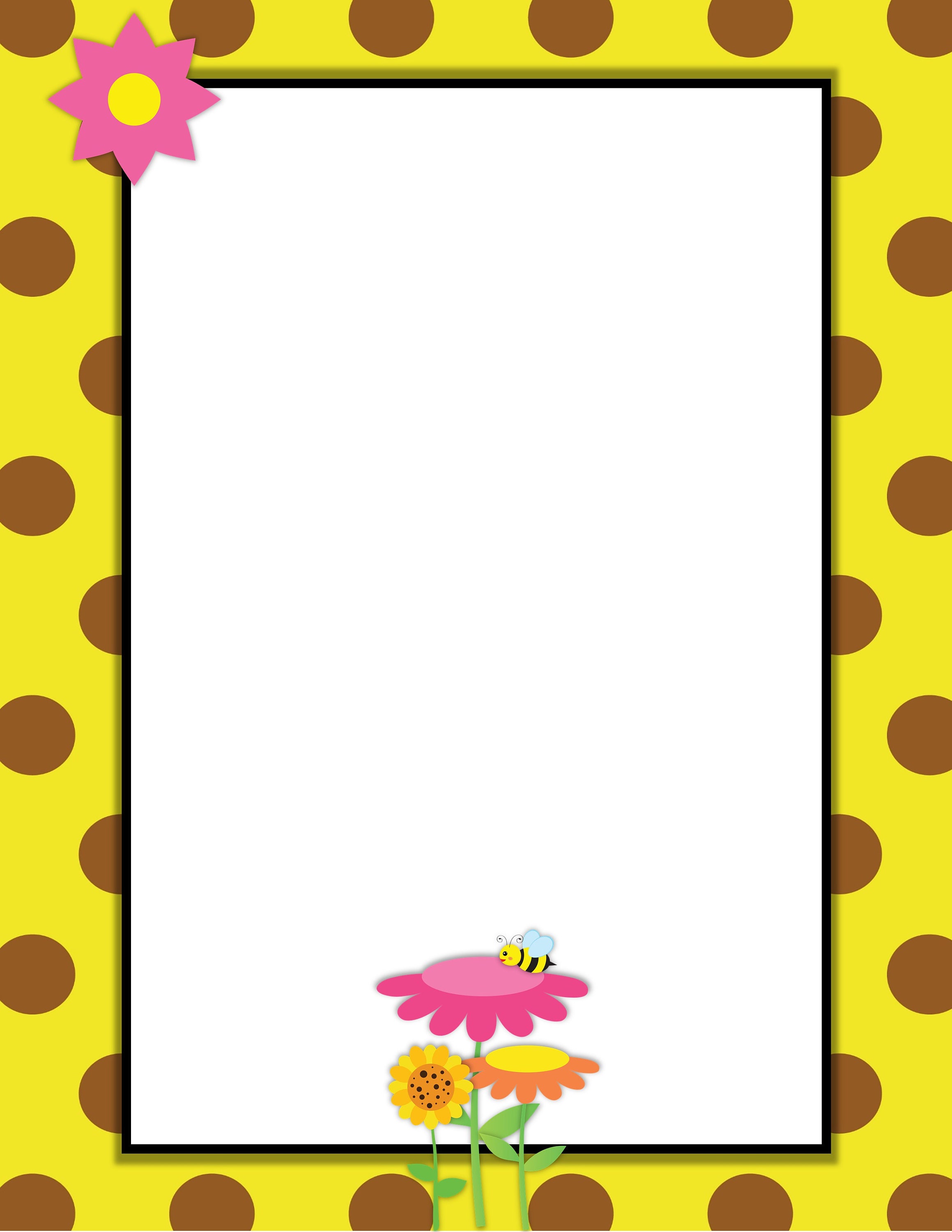 Bee Stationary Printable/honeybee Digital Paper Set/honey Bee Digital ...
