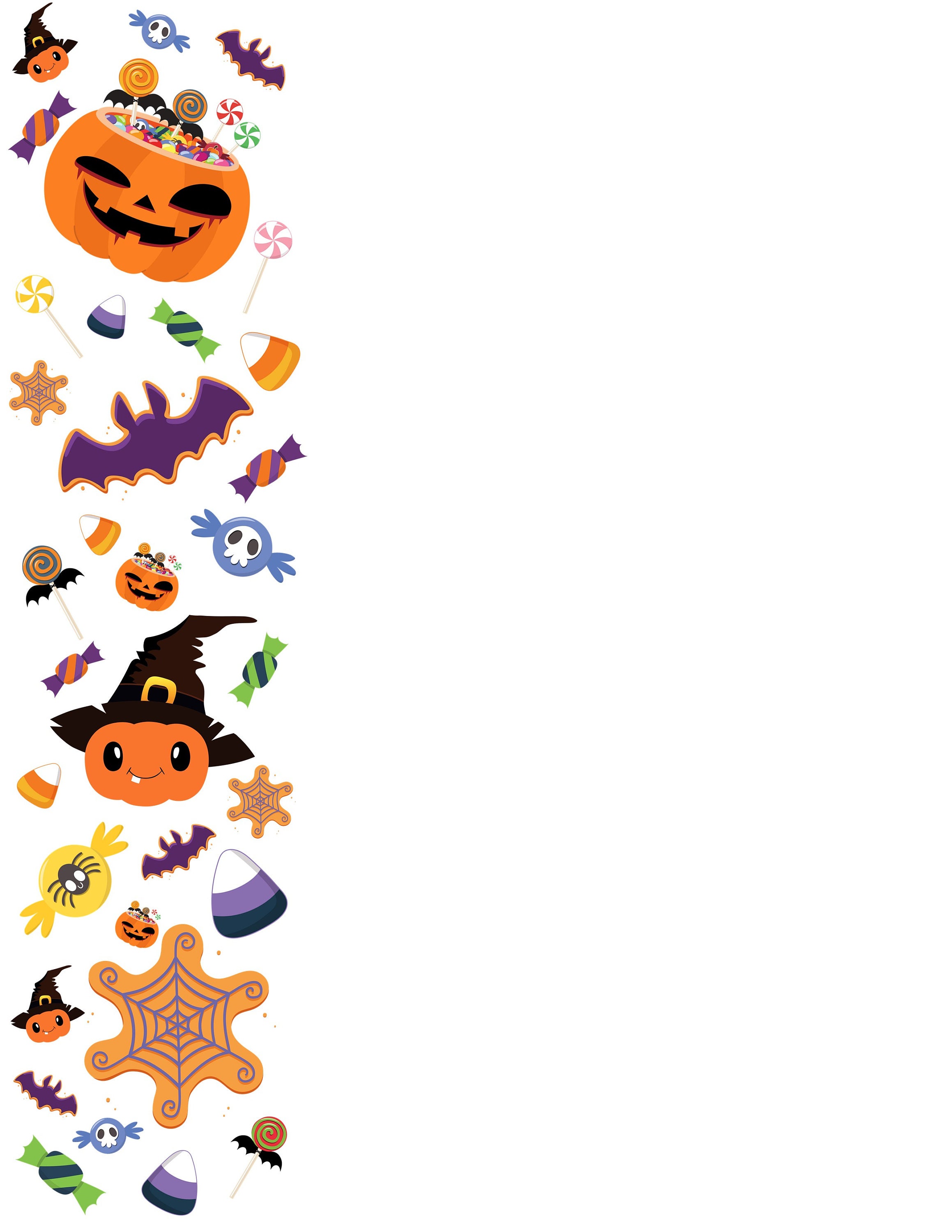 Printable Halloween Stationary Cute Halloween Letter Writing - Etsy