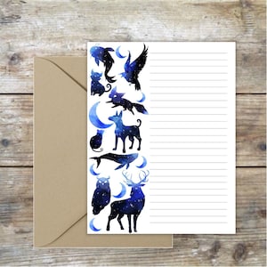Astronomy Stationery/Space Animals Printable Stationary