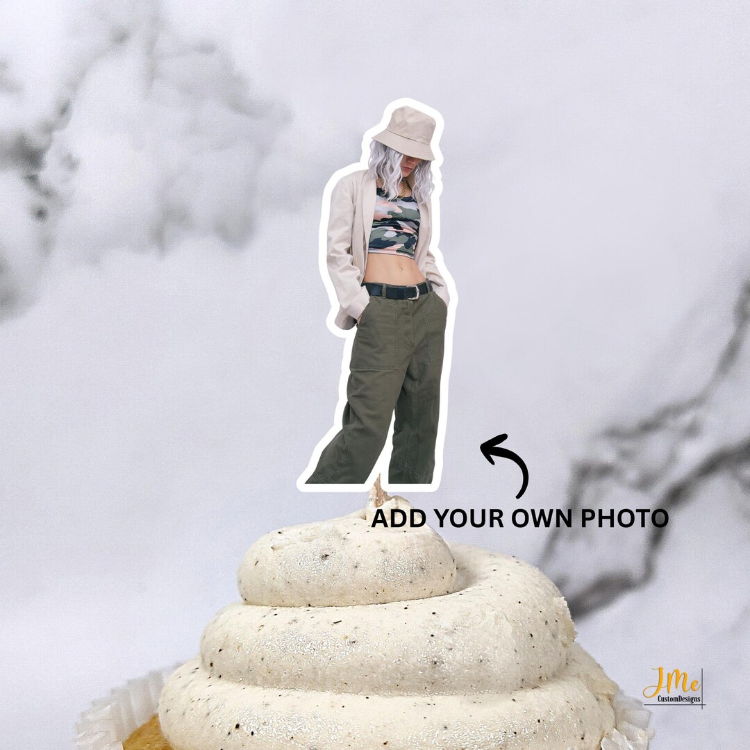 Custom Cupcake Toppers - Add Your Own Photo Personalized Party ...