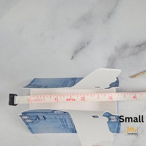 Denim Party Favors Overalls Box Denim and Diamonds Blue Jean Baby Guest Gift image 11