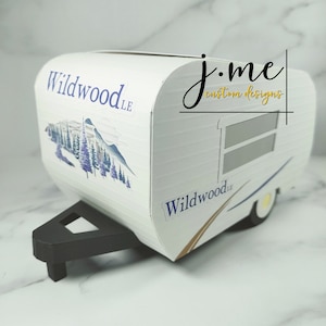 3D Gift Box Vintage RV Camper Gift Box Retro Camper Gift for Him Keepsake Gift for Her Nostalgic RV Adventure Gift Box for Traveler Unique