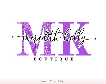 Purple Logo Design | Premade Logo Design | Lilac Beauty Logo | Online Business Boutique Logo | Hair Salon | Interior Design | Lavender Logo