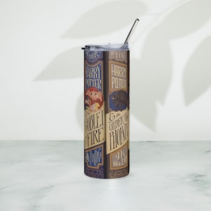 Wizard Books - Stainless steel tumbler