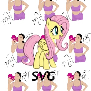 Fluttershy My Little Pony SVG