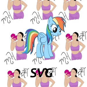 Rainbow Dash My Little Pony SVG