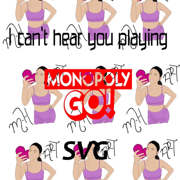 Monopoly go svg- digital file only