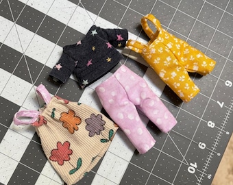 Mouse Doll Only Clothing • Playhouse Mouse Doll 6”, 9” Clothing • Miniture Doll Clothing