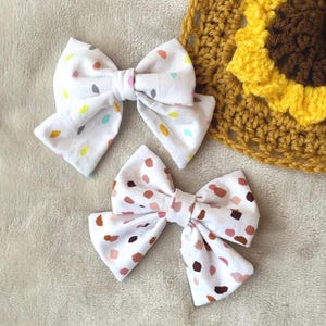 Polka Dot Dog Sailor Bow Tie: Birthday Collar Accessory