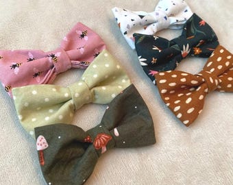 Dog bow tie • Easter dog bow tie • Carrots Dog bow tie • Dog bow tie Green • Summer pet bow tie • Pet bow tie for Puppy • Bow tie Brown