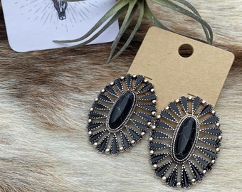 Midnight Cluster Earrings