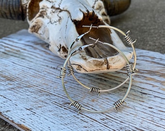 Barbed Wire Hoops