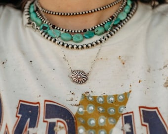 16” concho chain necklace