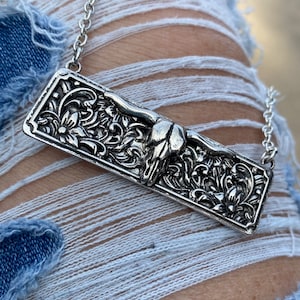 Longhorn Bar Necklace