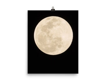 Full Moon Photo Print