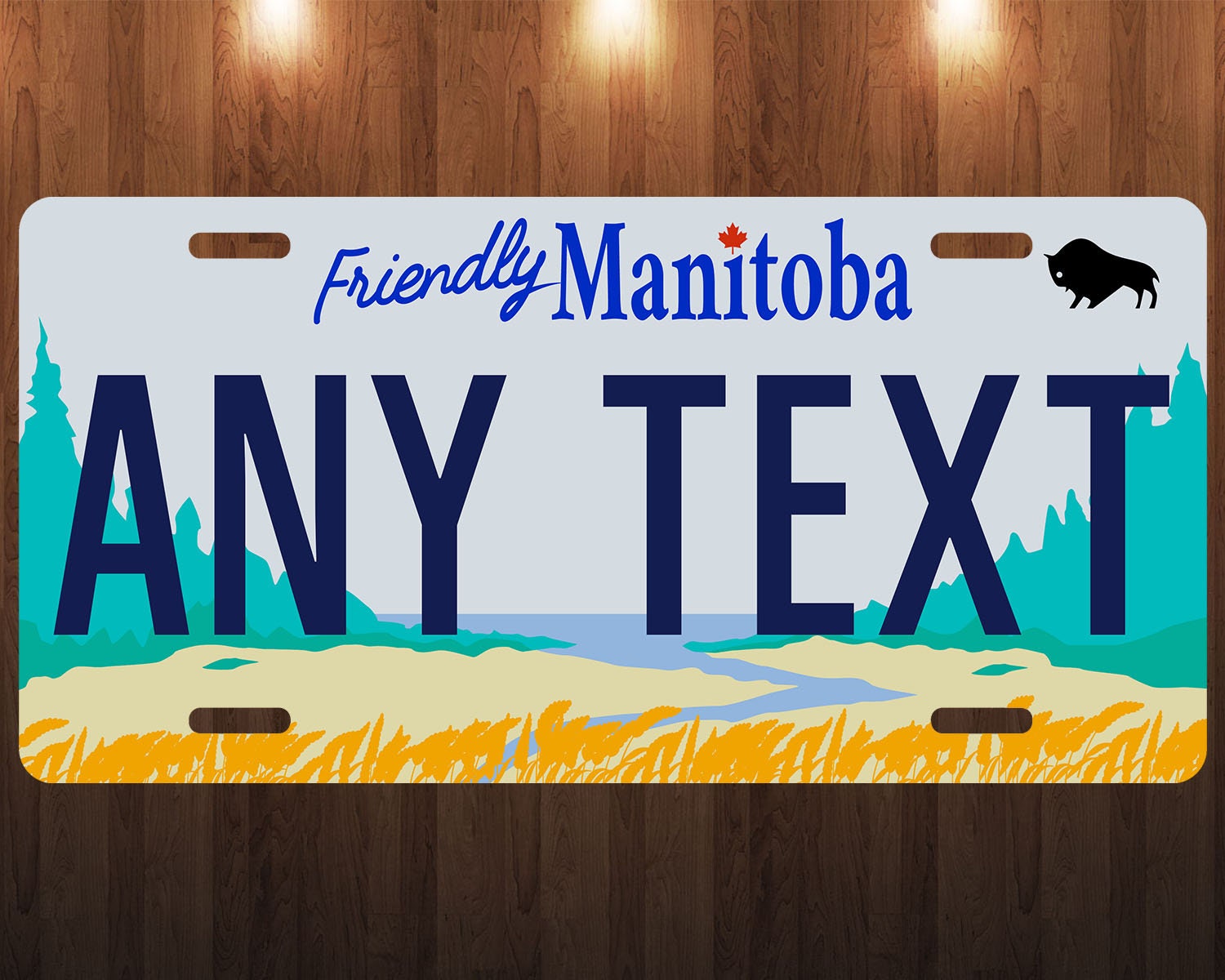 Manitoba Canada Custom Personalized License Plate Novelty Tag Etsy